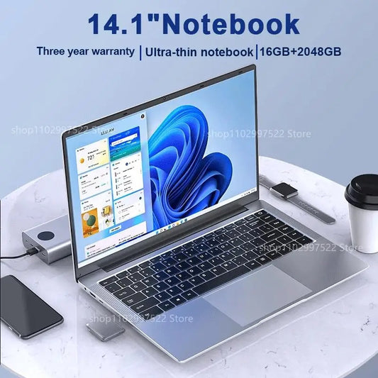 Notebook 14 Pulgadas Intel Pentium N3700 16GB RAM 128GB SSD