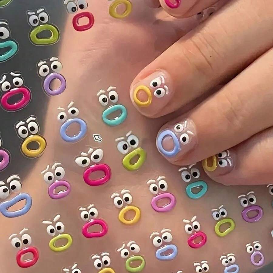 Docena Pegatinas para Uñas Niñas