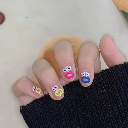 Docena Pegatinas para Uñas Niñas